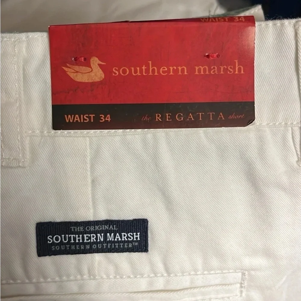 Southern Marsh Regatta‎ Shorts Men’s Sz 34 8” White Chino